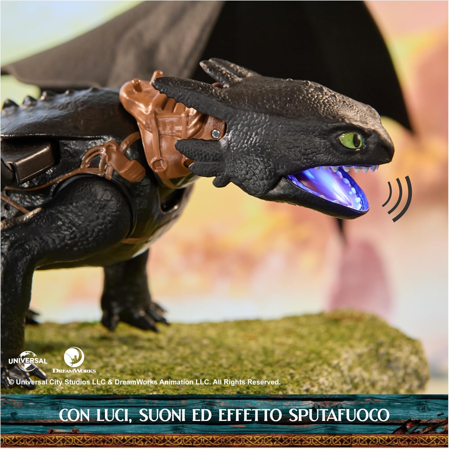 Detalle 2 de DreamWorks Dragons Sdentato action figure 38 cm