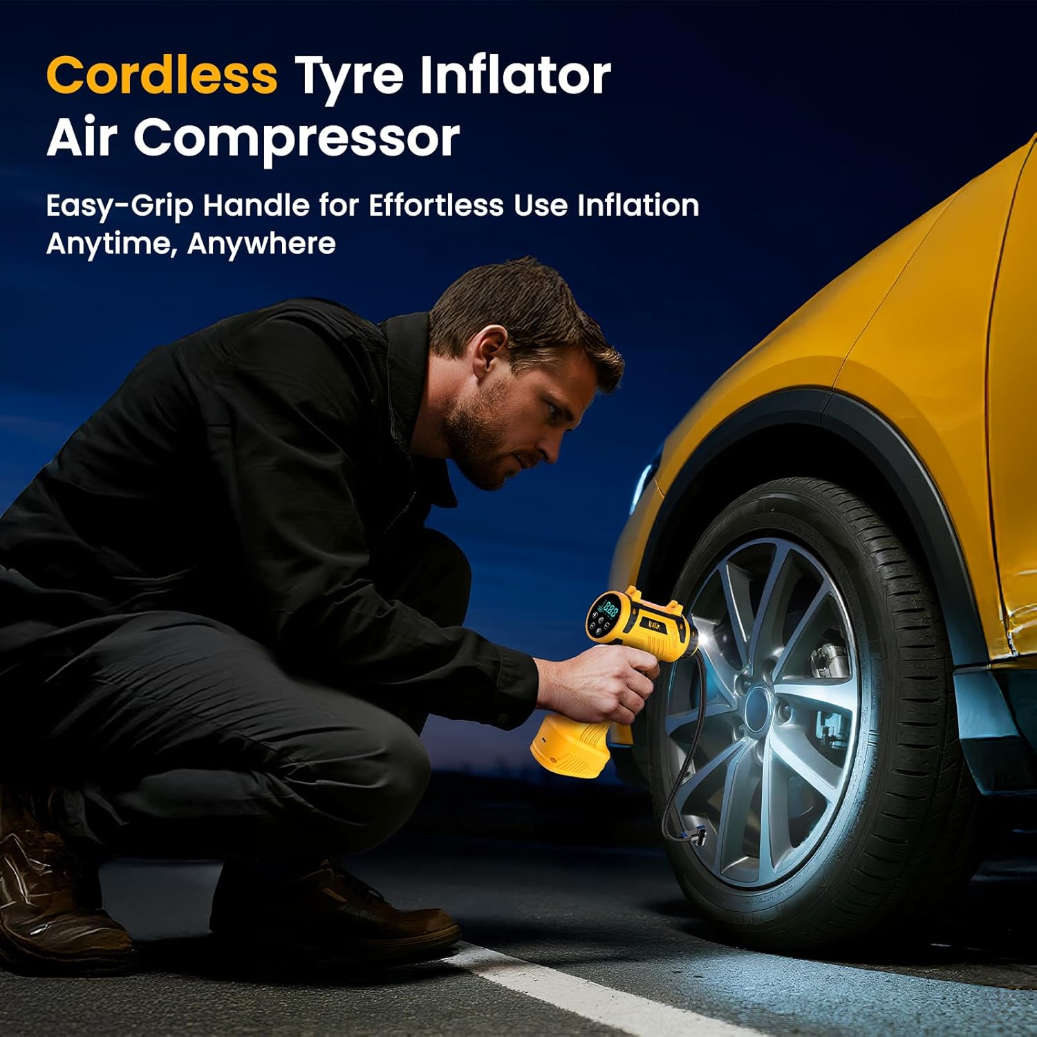 Detalle 2 de Ipflin Tyre Inflator 22 L/min cordless pump