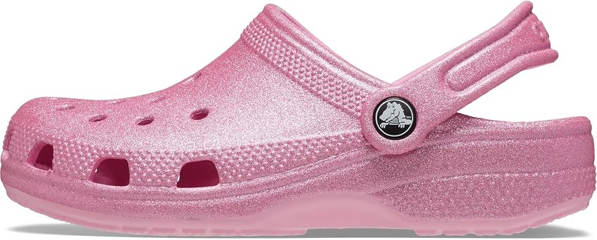 Detalle de Crocs Classic Glitter Zuecos niños 20/21 EU rosa