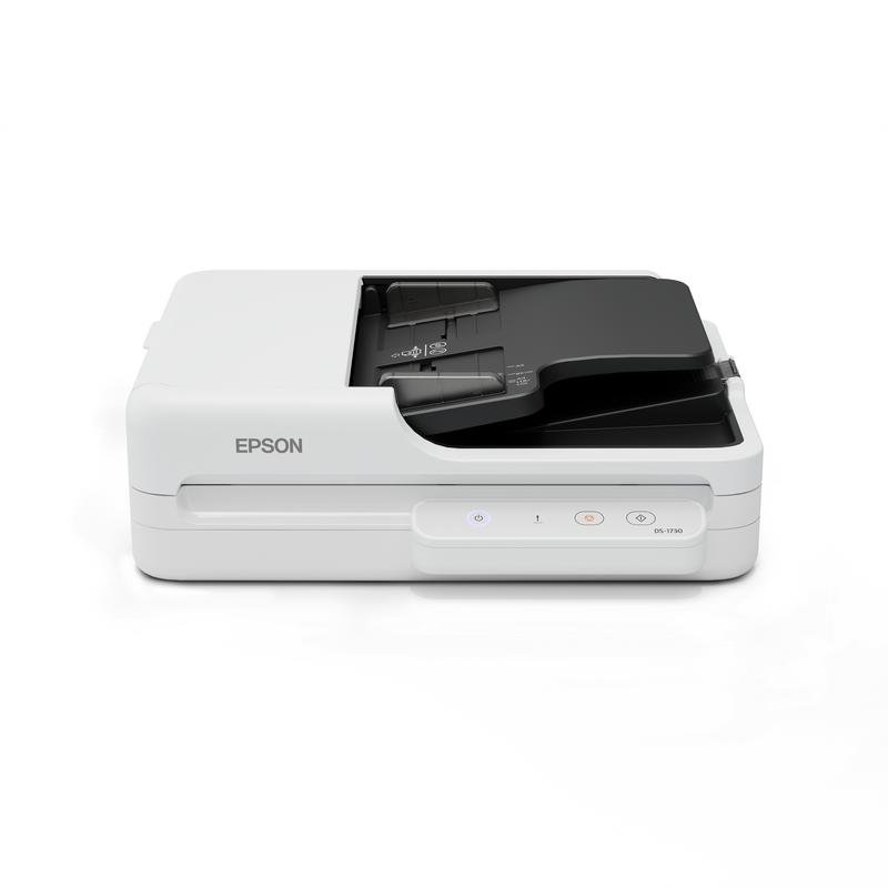 Detalle de Escáner Epson WorkForce DS-1730: plano y ADF para gestión documental eficiente