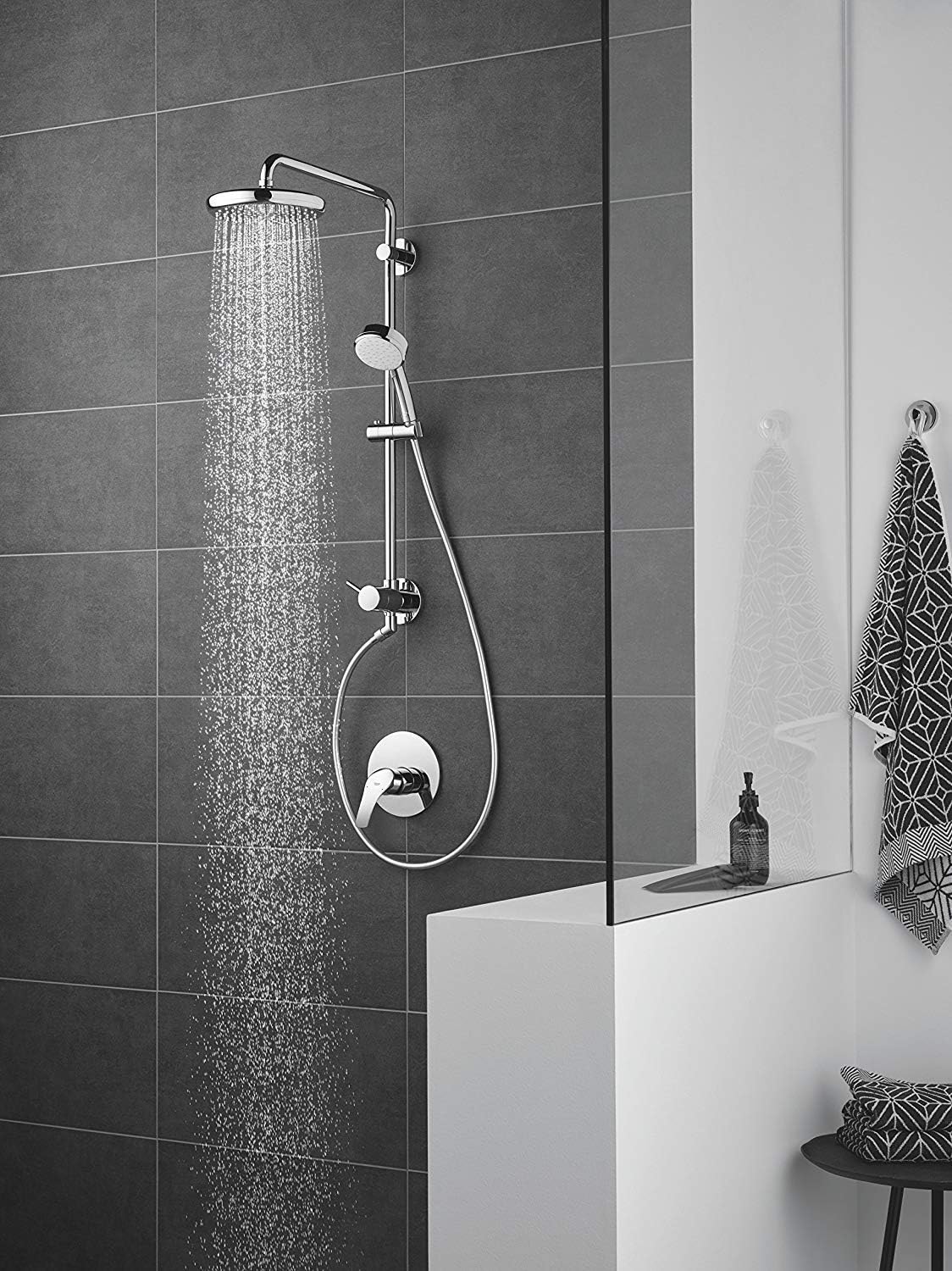 Thumbnail 3 de GROHE New Tempesta 210 – Douche de tête 1 Jet, Chrome 26410000