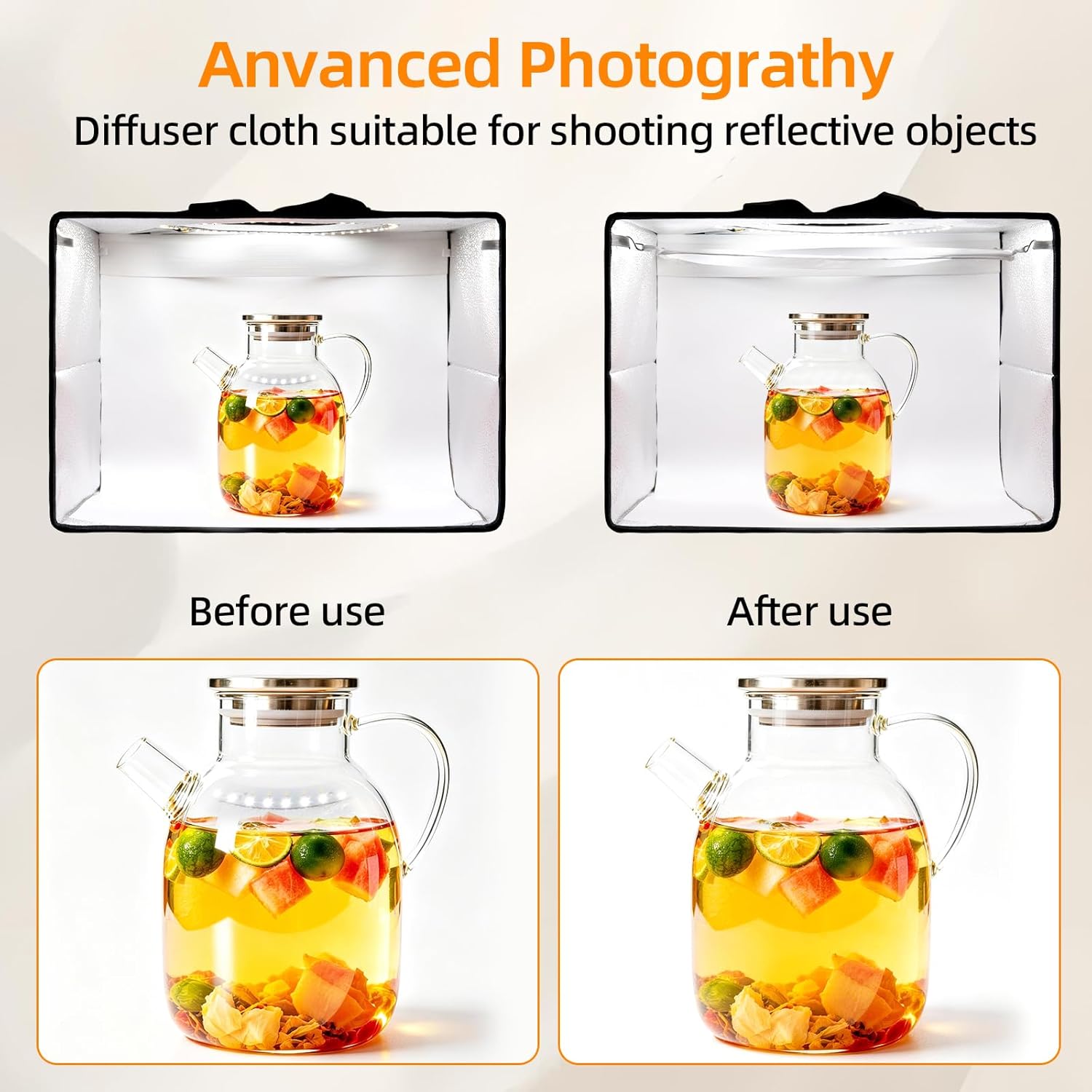 Thumbnail 5 de Portable Photo Light Box, 120 LEDs