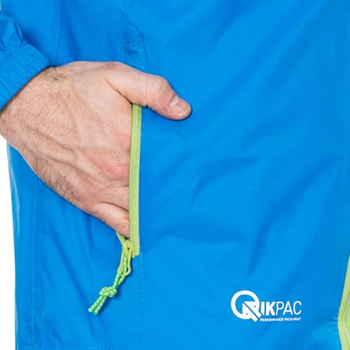 Thumbnail 7 de Trespass Unisex Waterproof Packaway Jacket Qikpac in Cobalt, XL