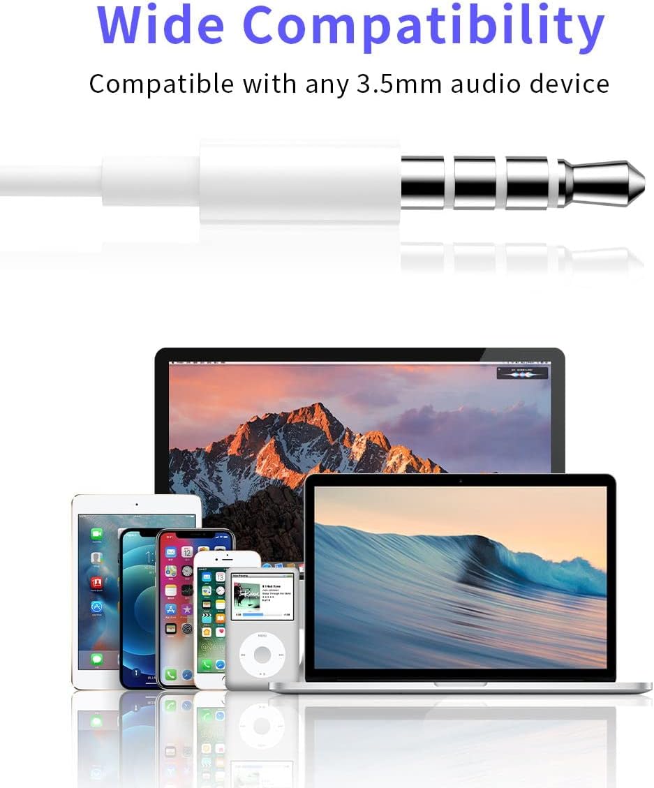 Thumbnail 6 de Lot de 2 écouteurs intra-auriculaires filaires avec microphone – ajustement confortable et son clair