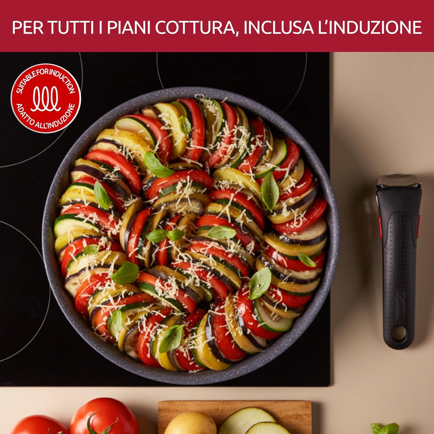 Thumbnail 5 de Lagostina Ingenio Mineralis padella da 22 cm in alluminio riciclato con indicatore di calore