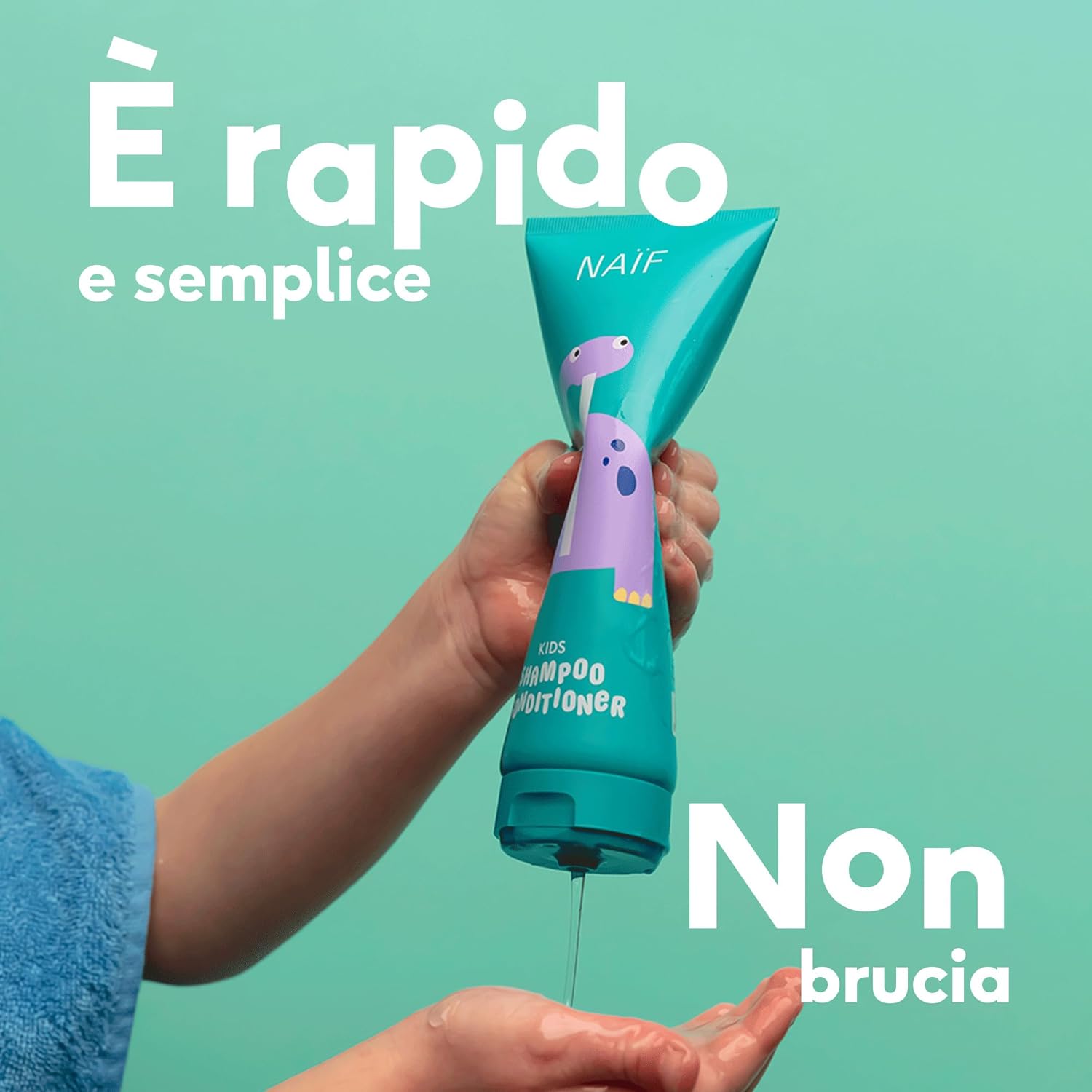Thumbnail 3 de Naïf Shampoo e Balsamo 2 in 1 per bambini – delicato, 0% SLES, 250 ml