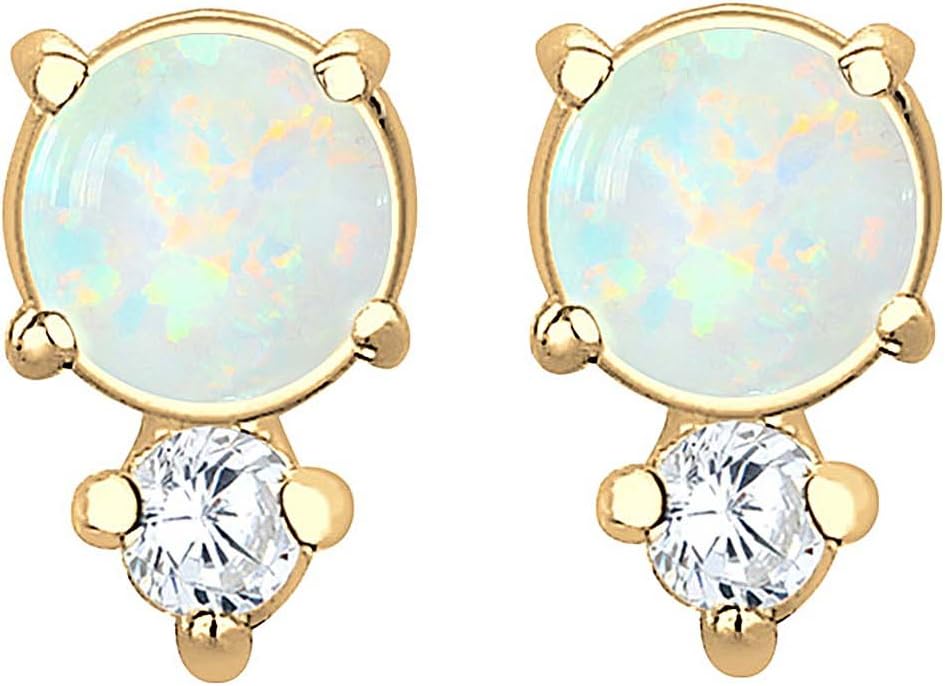 Detalle 2 de Elli Boucles d'oreilles vintage argent 925 plaqué or