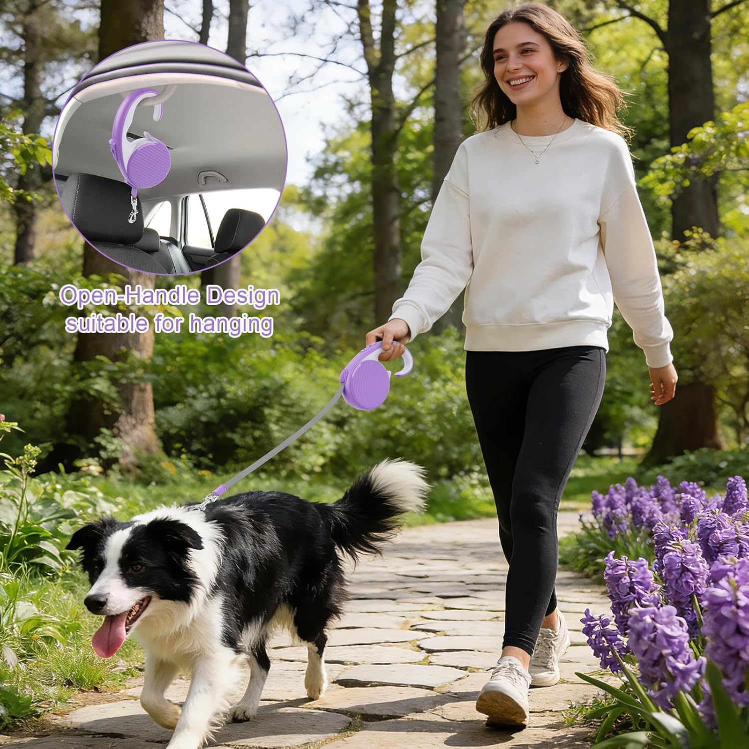 Detalle 2 de Doklasu Retractable Dog Leash 5m