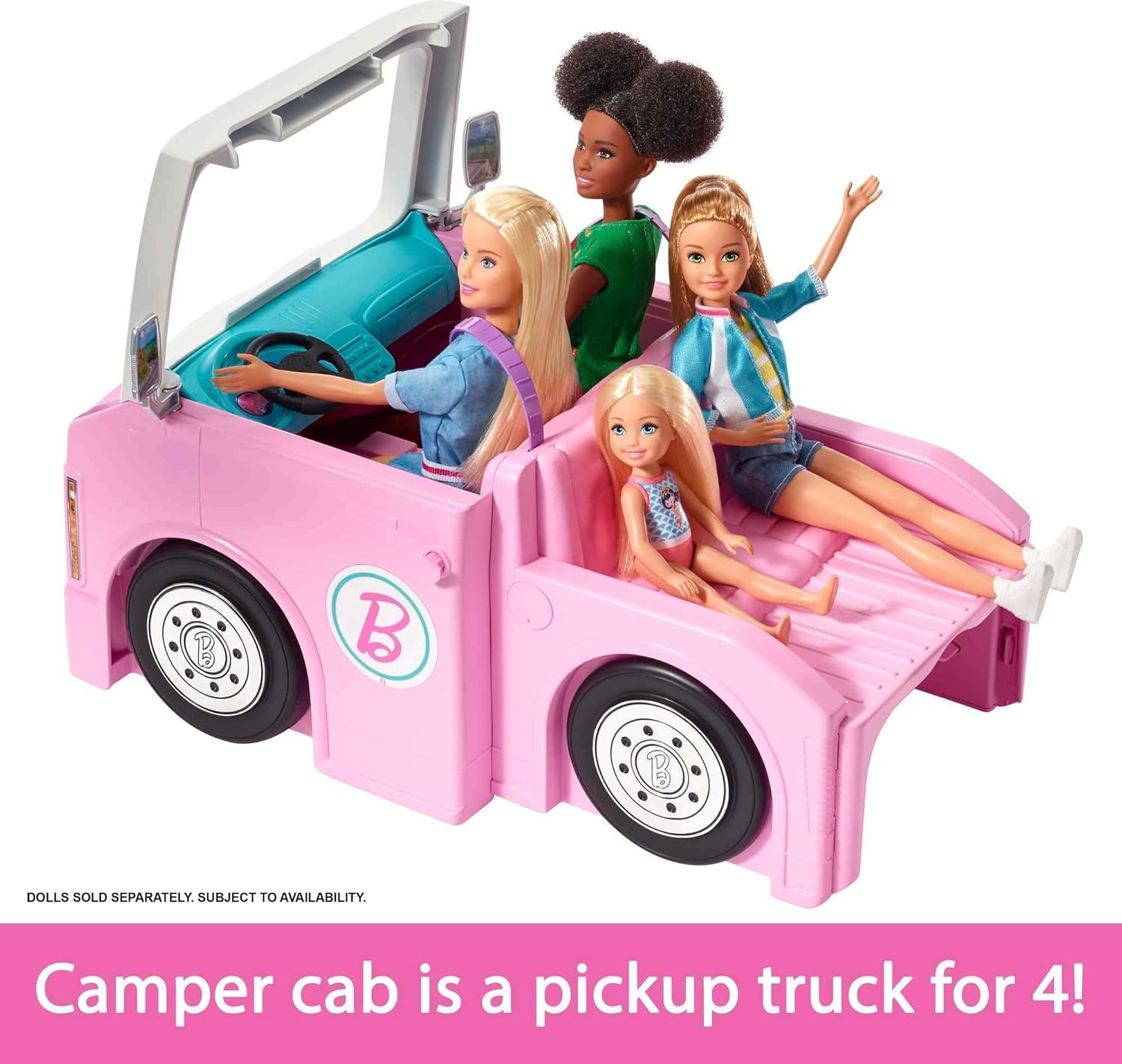 Thumbnail 2 de Barbie 3-in-1 Dream Camper: Fully-Furnished, Transformable Adventure Vehicle