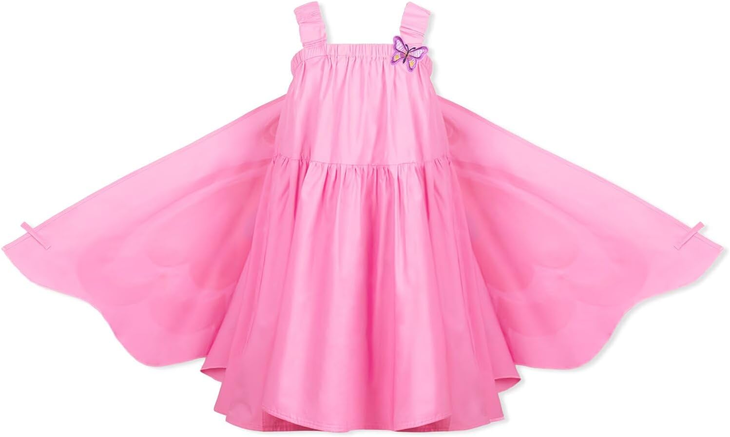 Thumbnail 4 de WELAKEN Kid Girls Wings Dress (Toddler Cotton Sleeveless Fairy Sundress with Pockets)