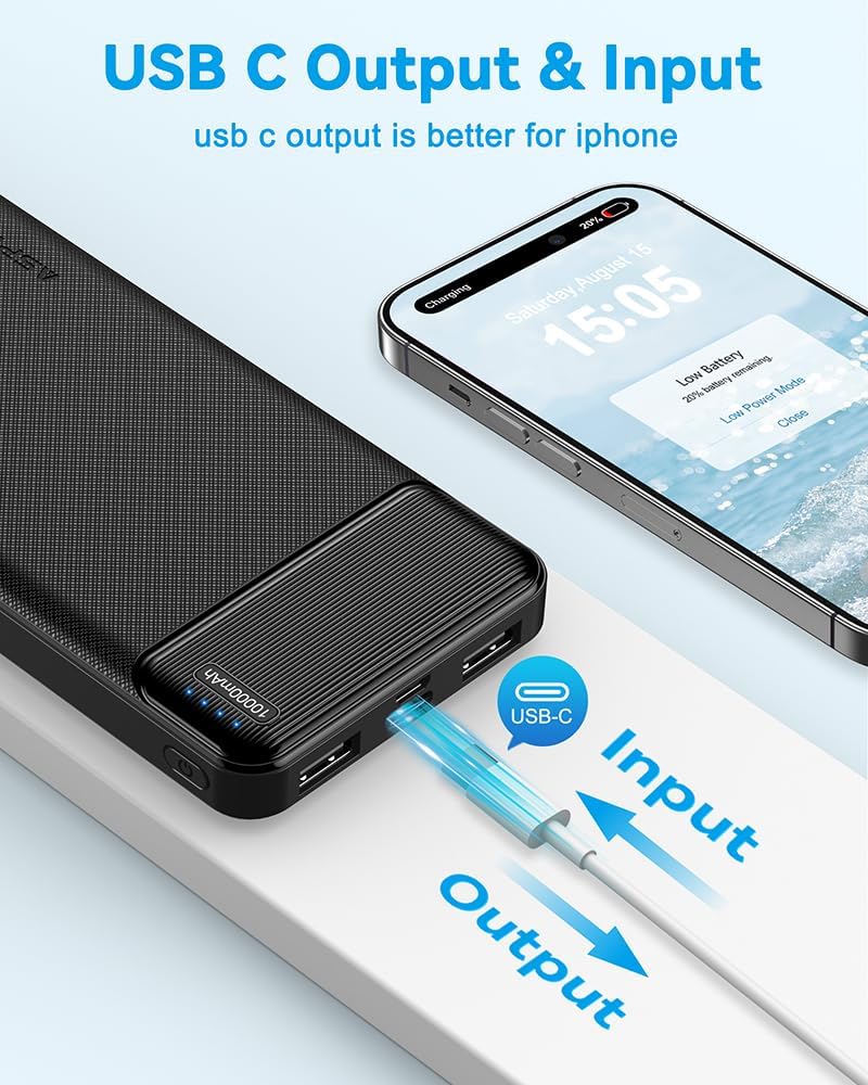 Thumbnail 2 de AsperX 2-Pack Power Bank 10000mAh portable charger 🔋