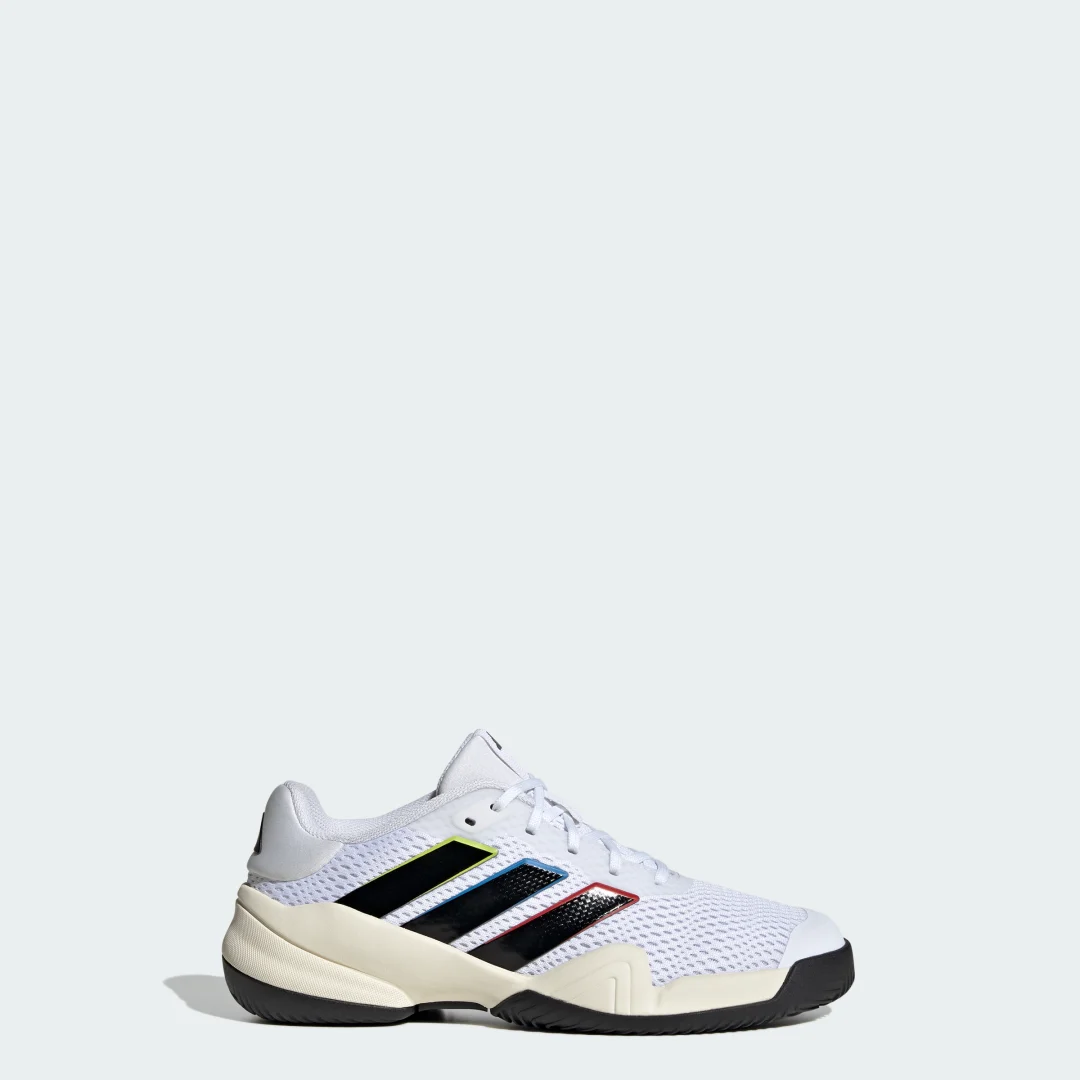 Detalle de Zapatilla de tenis Barricade de Adidas – blanco