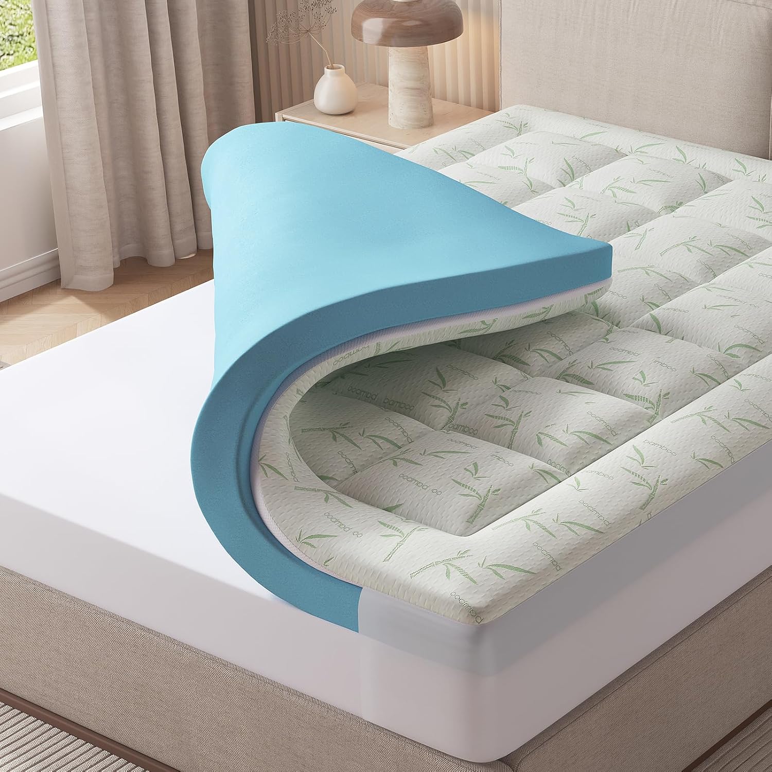 Detalle de Sweetcrispy Mattress Topper 3-Inch