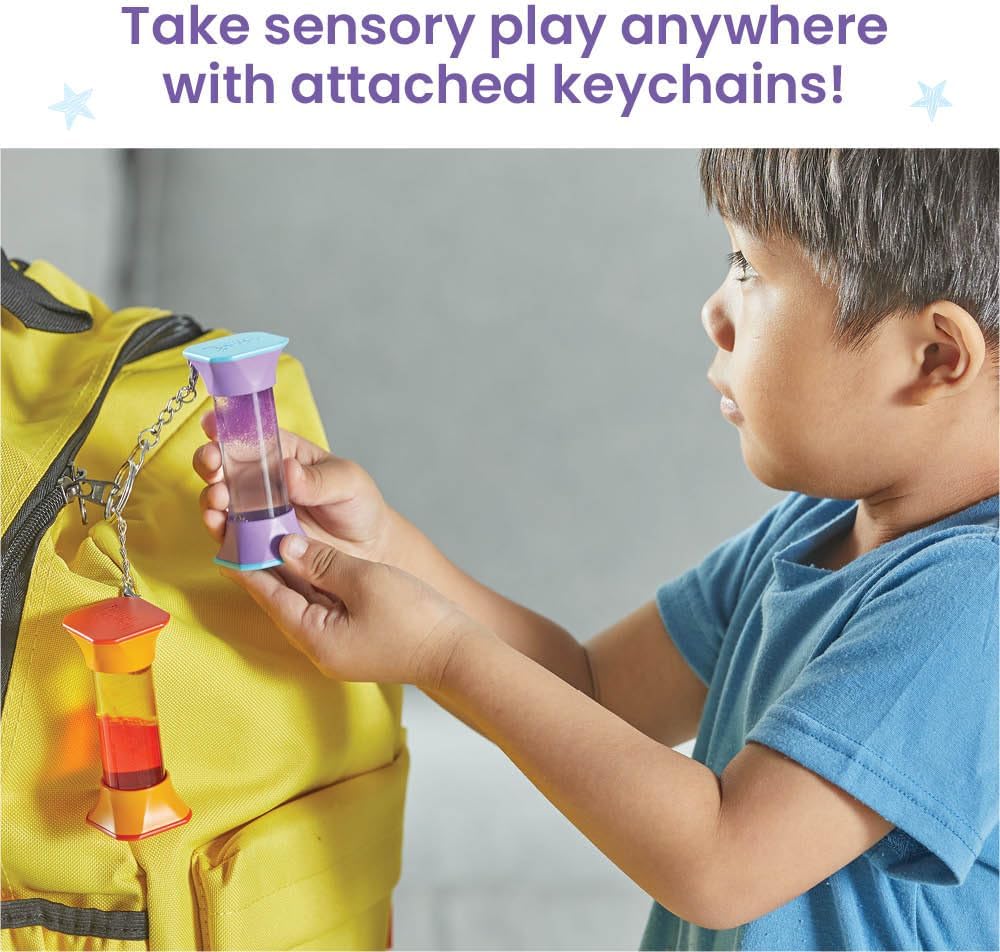 Detalle 2 de Learning Resources hand2mind Soothing Swirlers 4 efectos