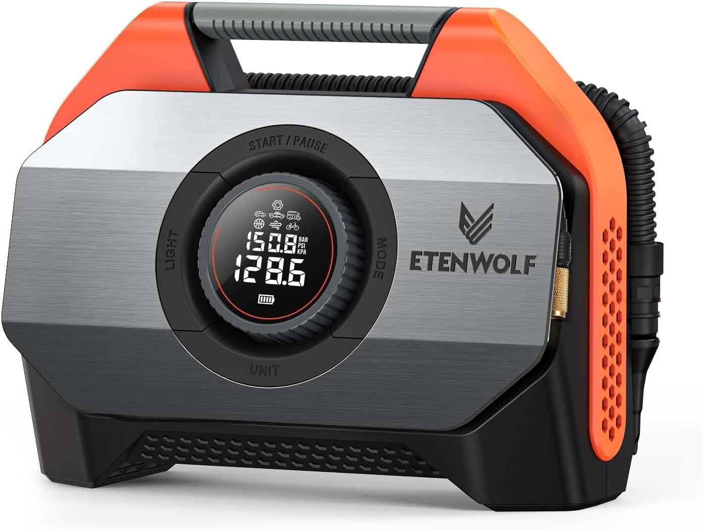 Detalle de ETENWOLF Vortex S6 19200 mAh tyre inflator
