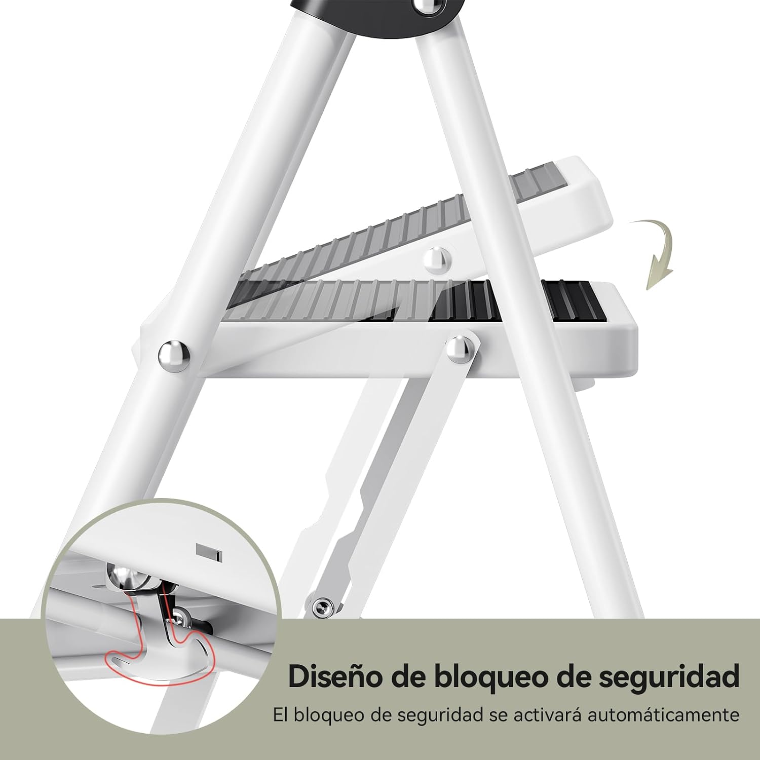 Thumbnail 4 de KINGRACK Escalera Plegable 4 Peldaños 150 kg