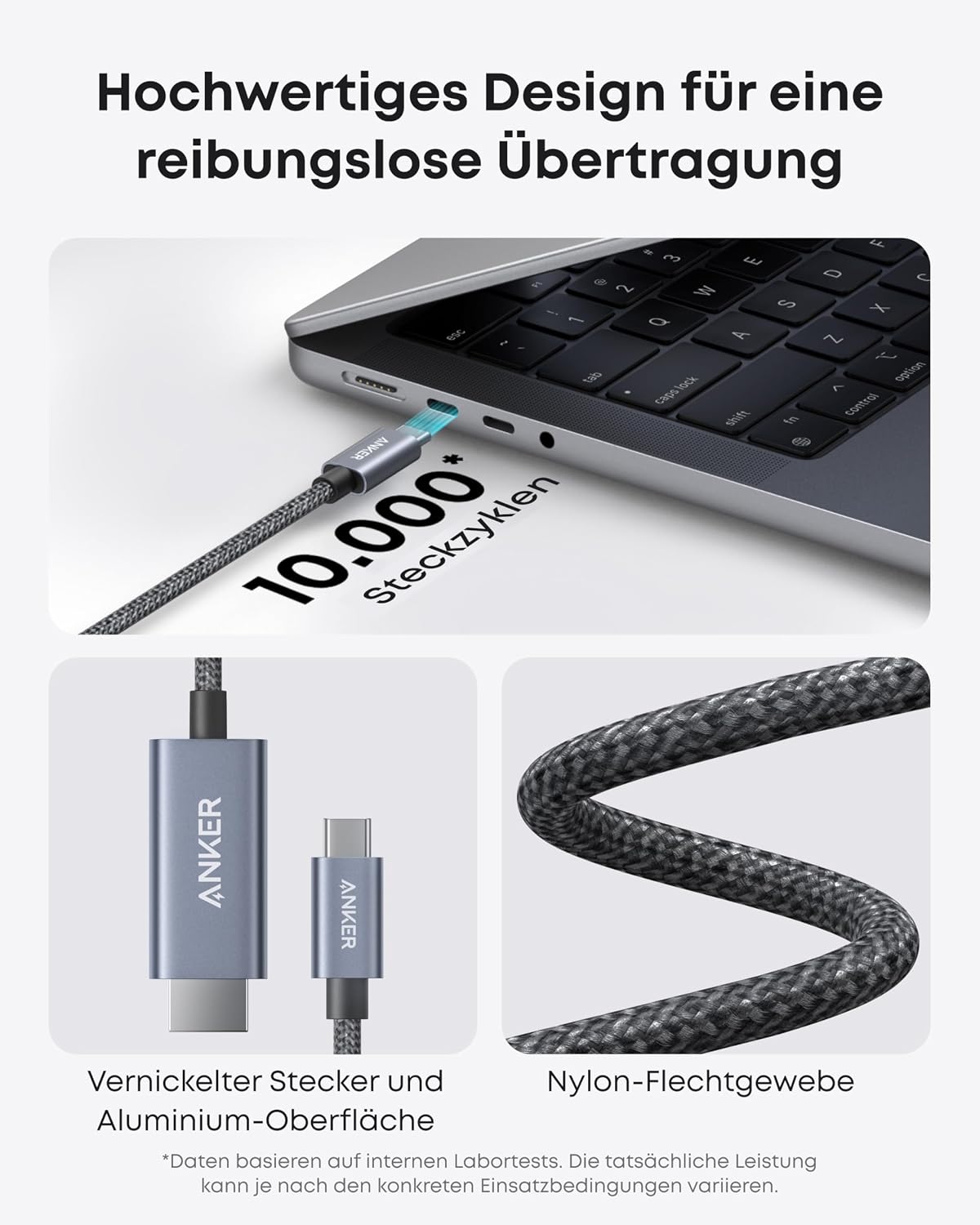 Thumbnail 5 de Anker HDMI-Kabel 4K@60Hz HDR 180 cm
