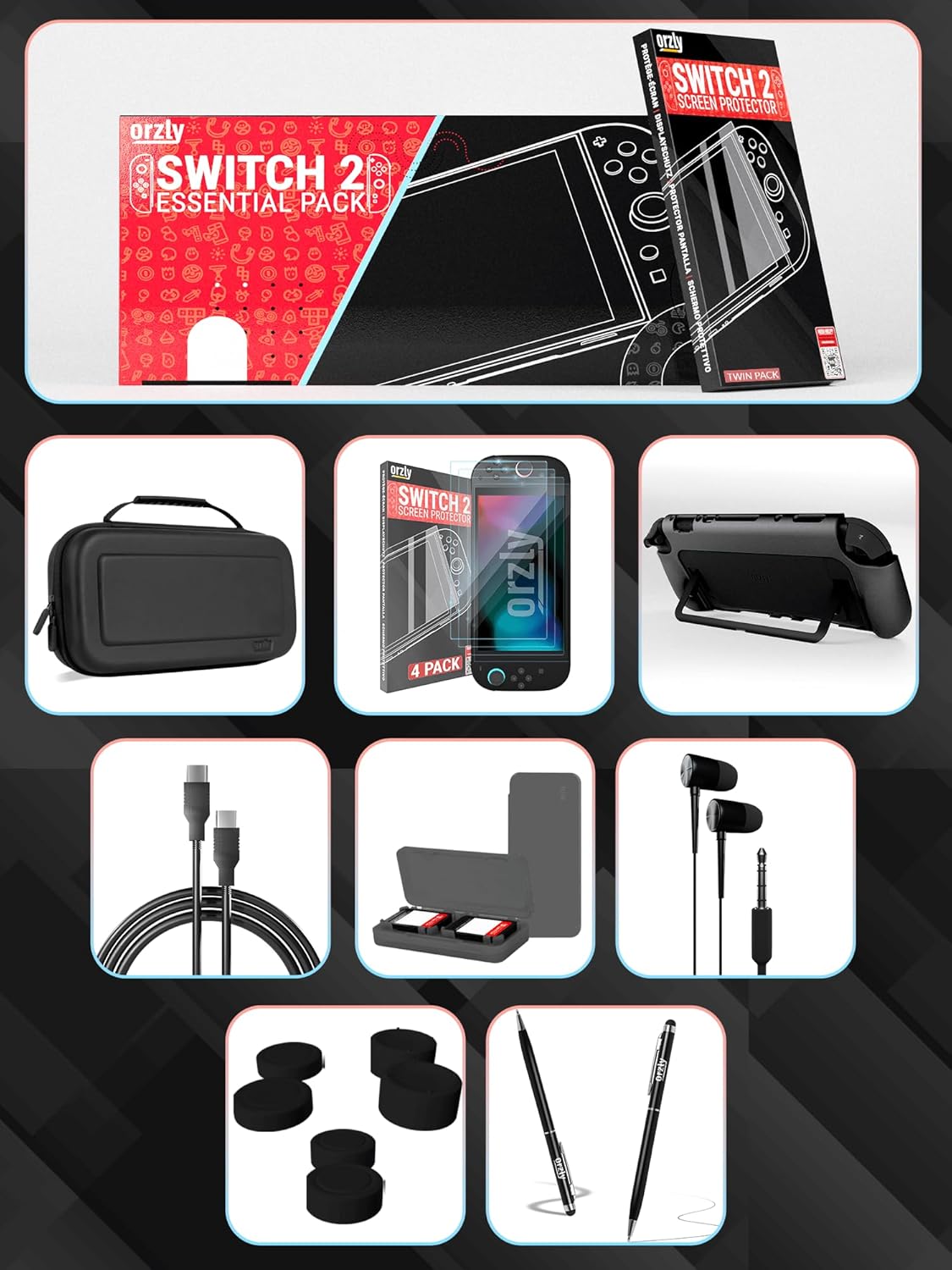 Thumbnail 2 de Orzly Accessori per Switch 2 2025