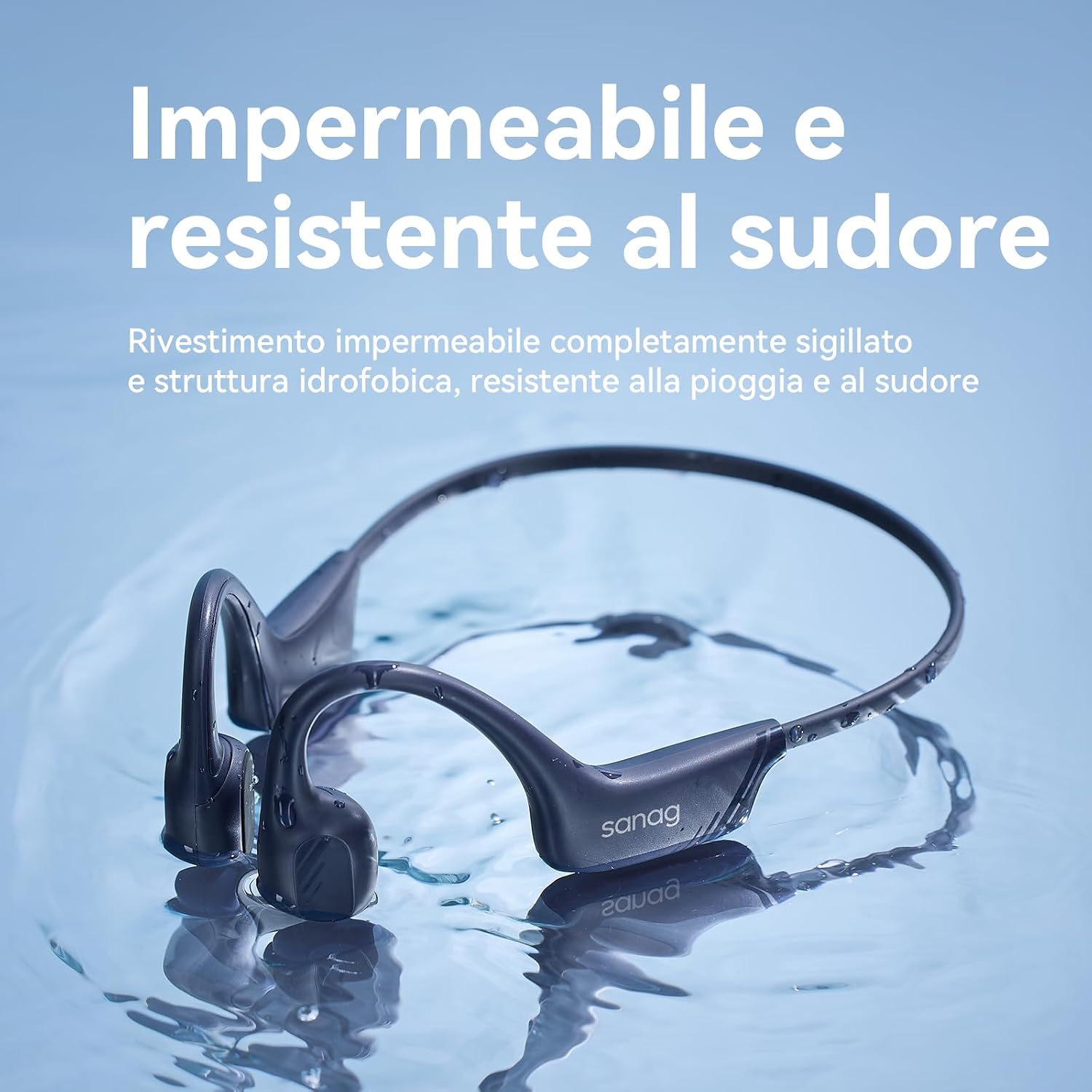 Thumbnail 6 de SANAG B21S Cuffie Conduzione Ossea Open Ear Bluetooth 5.4 IPX5
