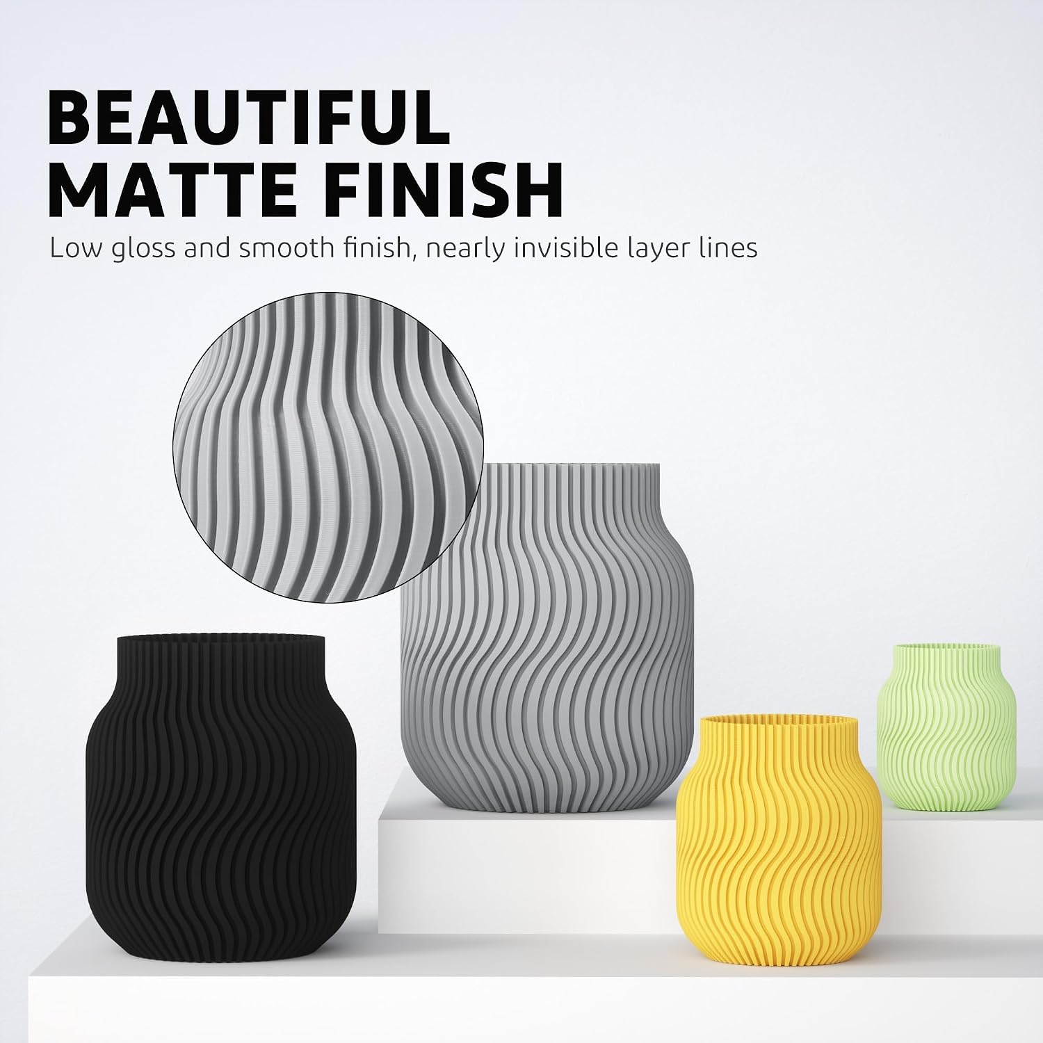 Detalle 2 de ELEGOO Matte PLA Filament 4KG