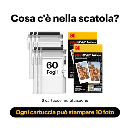 Thumbnail 2 de Kodak 4PASS Cartuccia all-in-one 60 foto per Mini 2 Retro / Mini Shot 2 Retro