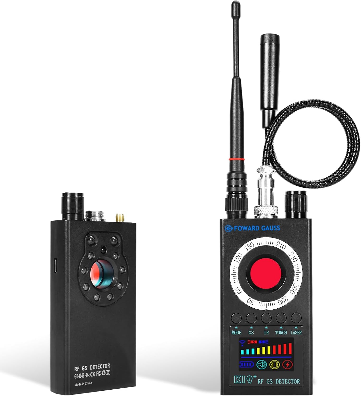 Detalle 2 de FOWARD GAUSS Hidden Camera Detector with Adjustable Sensitivity and LED Display