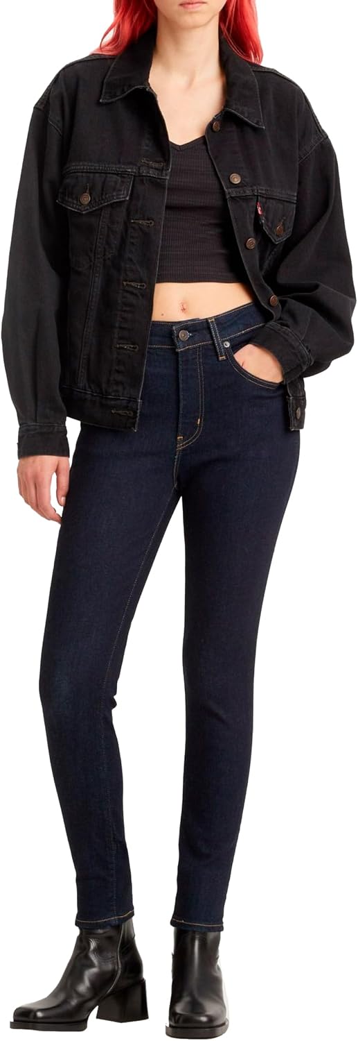Detalle de Levi's 721 High Rise Skinny Jeans Femme – Blue Wave Rinse, 30W / 28L