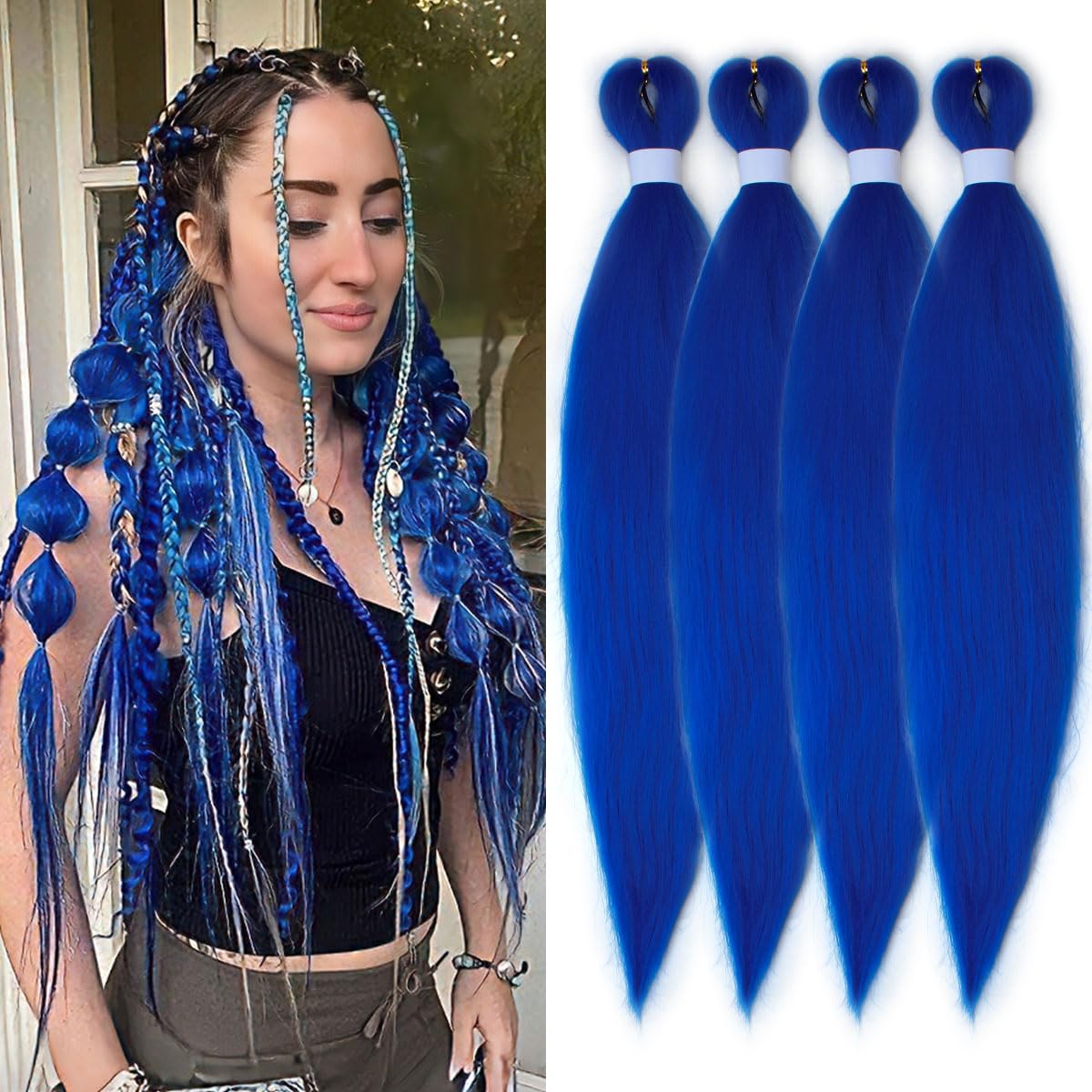 Detalle de Aooffut Braiding Hair Extensions, 26-Inch