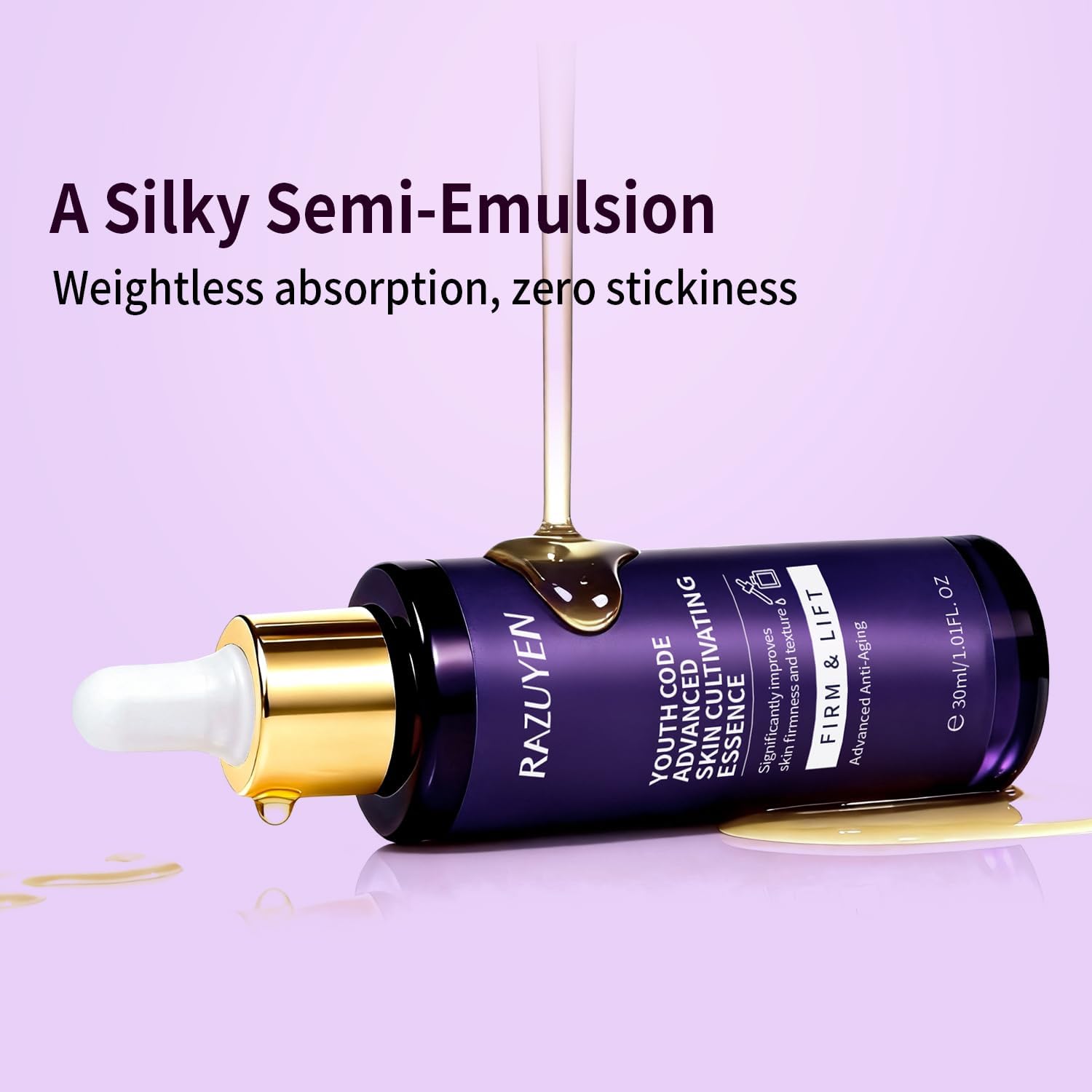 Detalle 2 de RAZUYEN Collageen Peptide Serum voor het gezicht, 30 ml, parfumvrij