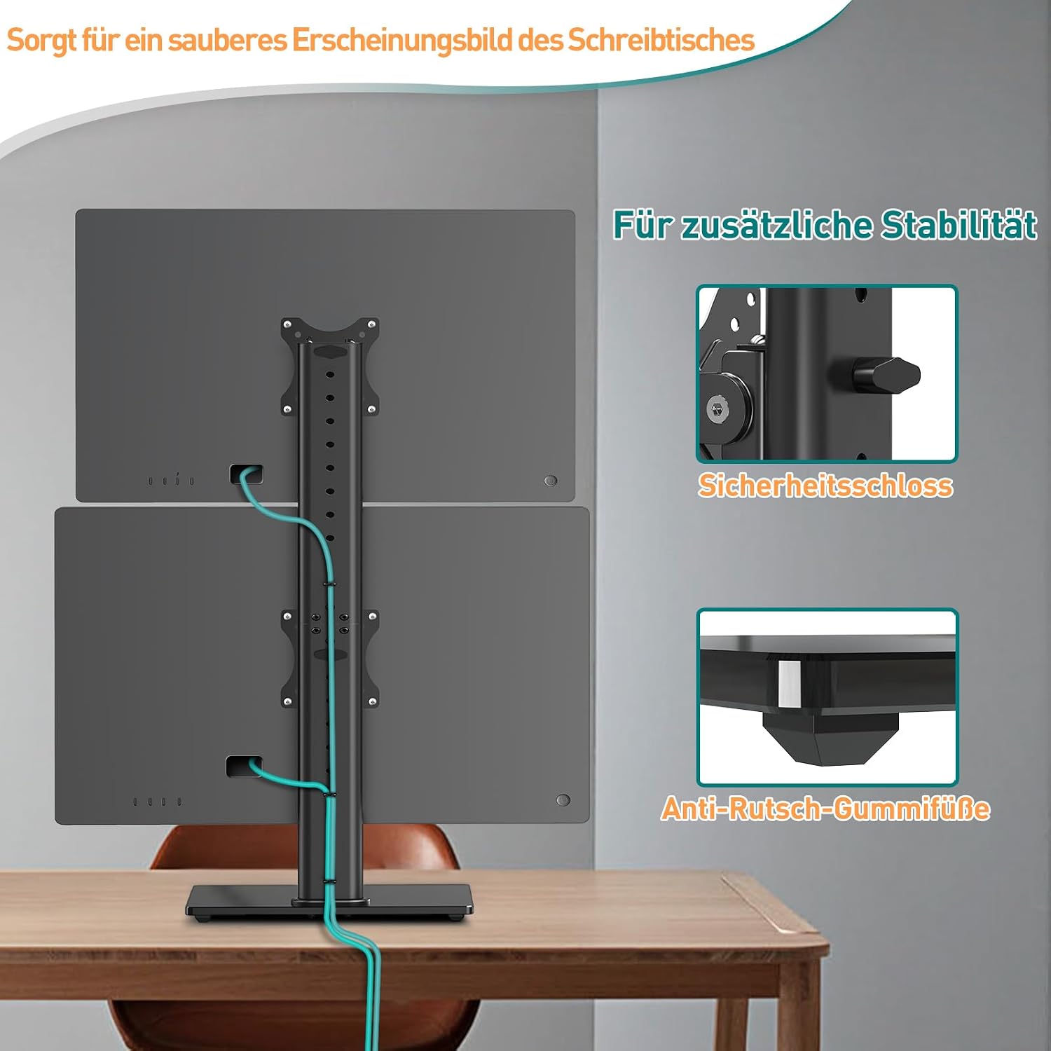 Thumbnail 6 de ELIVED Dual Monitor Ständer für 32 Zoll