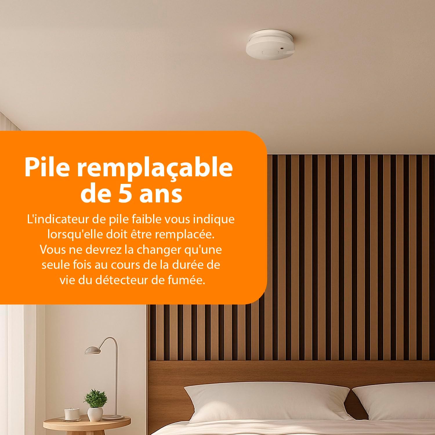 Detalle 2 de Smartwares FSM-11752 détecteur de fumée 85 dB