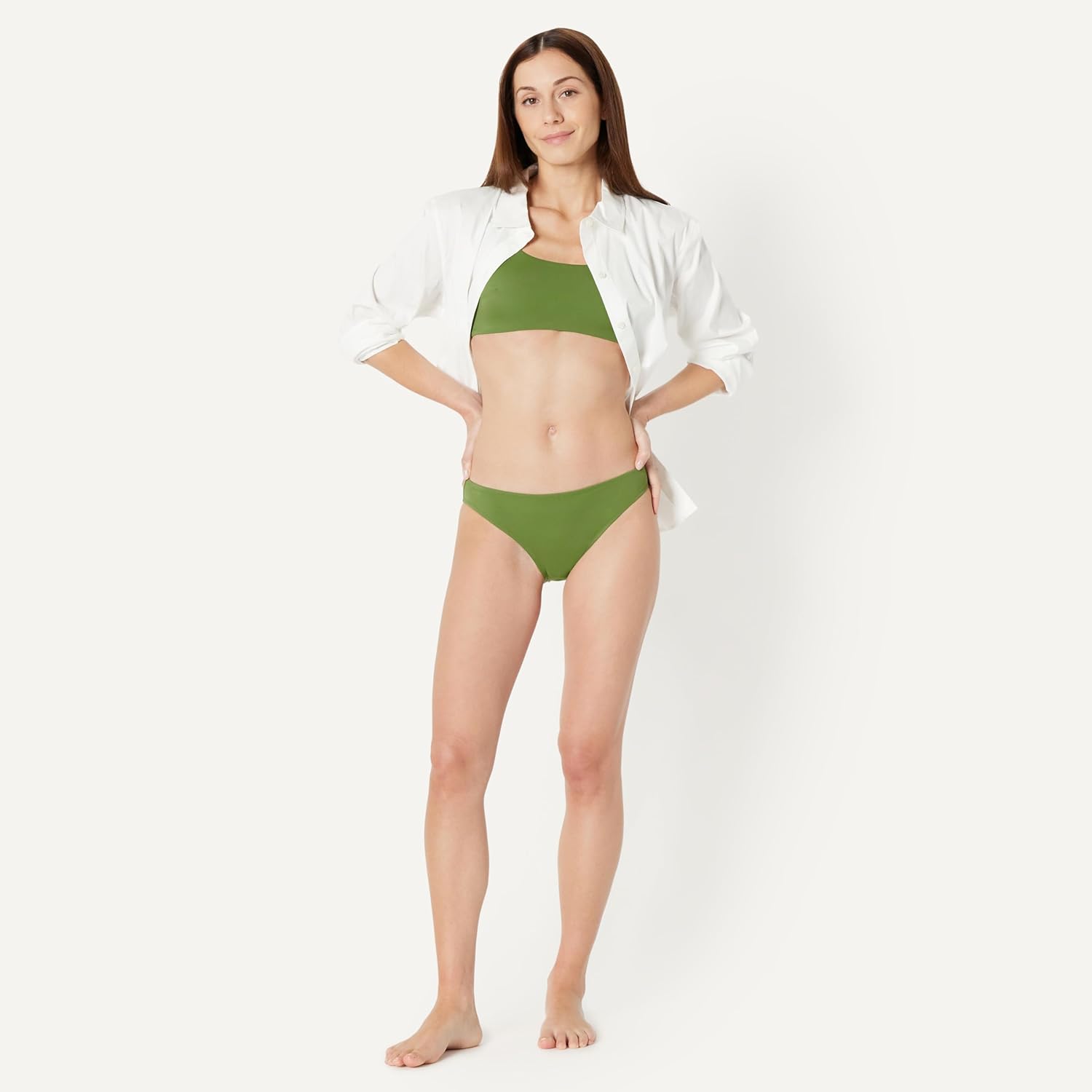 Thumbnail 4 de Amazon Essentials Women’s Classic Full Coverage Low Rise Bikini Swimsuit Bottom