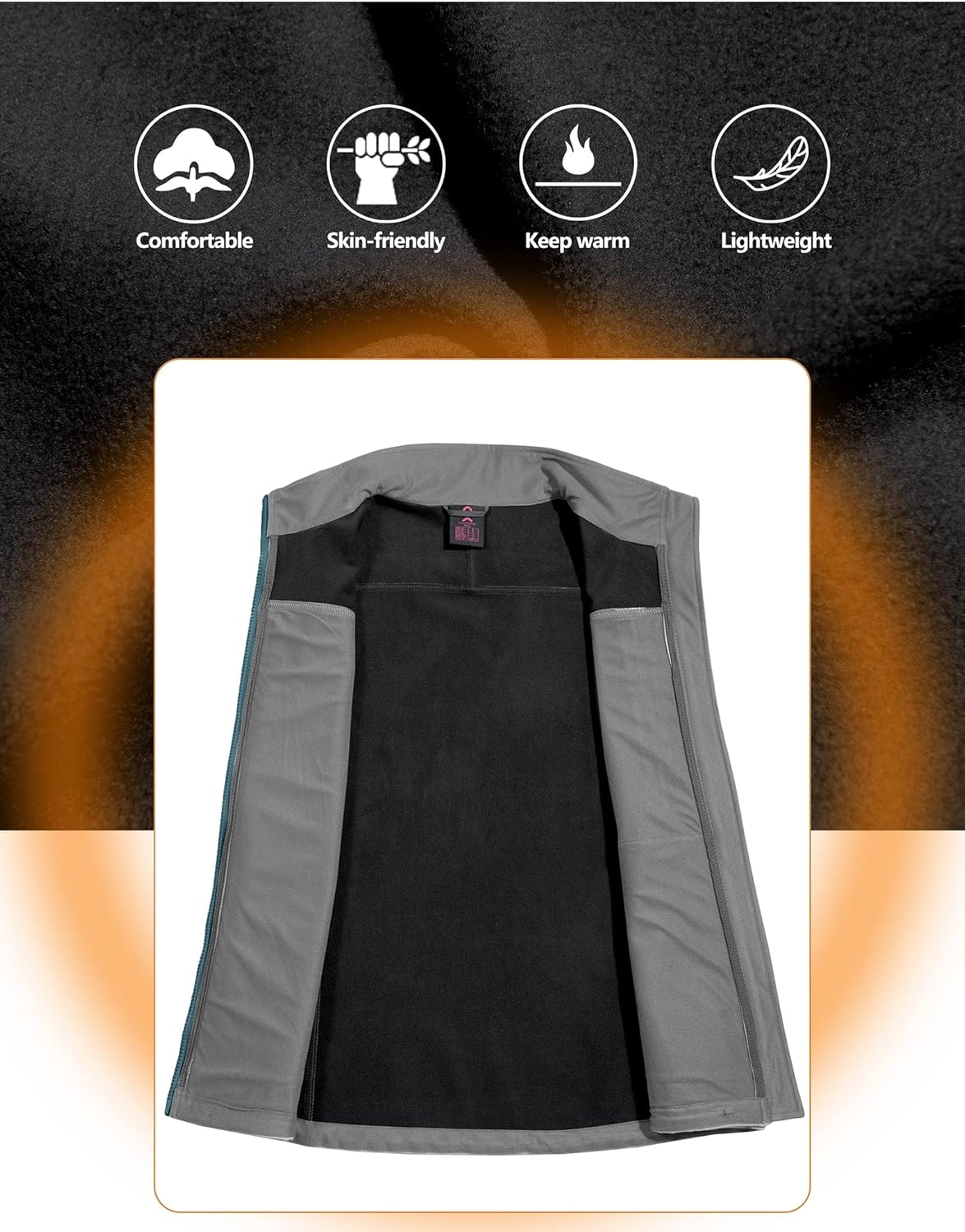 Thumbnail 2 de Little Donkey Andy Damen Softshell-Weste ärmellos – wasserdicht, winddicht, atmungsaktiv