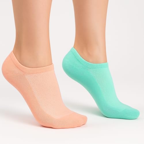 Thumbnail 1 de PS PROUTHS 12 Pares Calcetines Tobilleros Hombre Mujer de Algodón Transpirable – Antideslizantes, Ajuste Anticaída y Comodidad Diaria