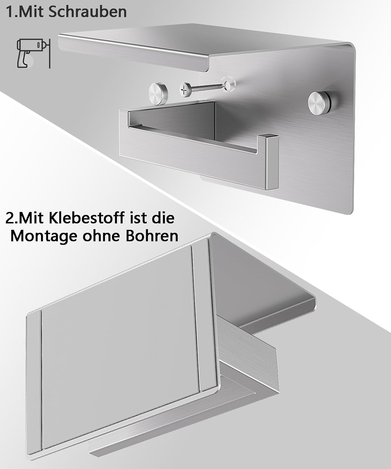Thumbnail 6 de Aikzik Toilettenpapierhalter 304 Edelstahl