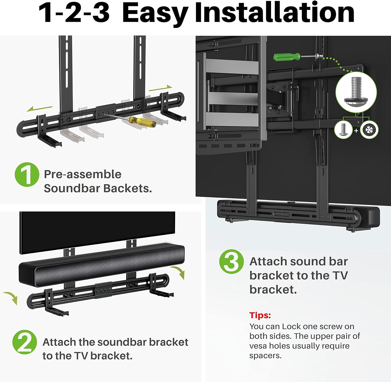 Thumbnail 5 de USX MOUNT Universal Soundbar Mount 3.46–6.06"