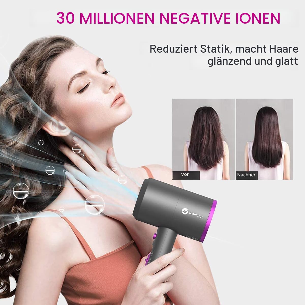 Thumbnail 2 de Ionen Föhn 1800 W mit 3 Konzentratorn ⚡