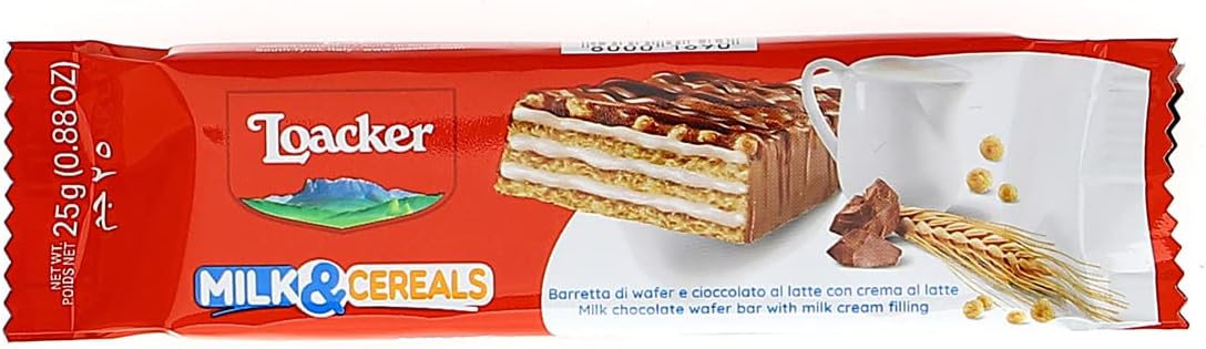 Thumbnail 2 de Loacker Choco And Milk Cereals Barrette: wafer al latte, crema e crispies in confezione da 30