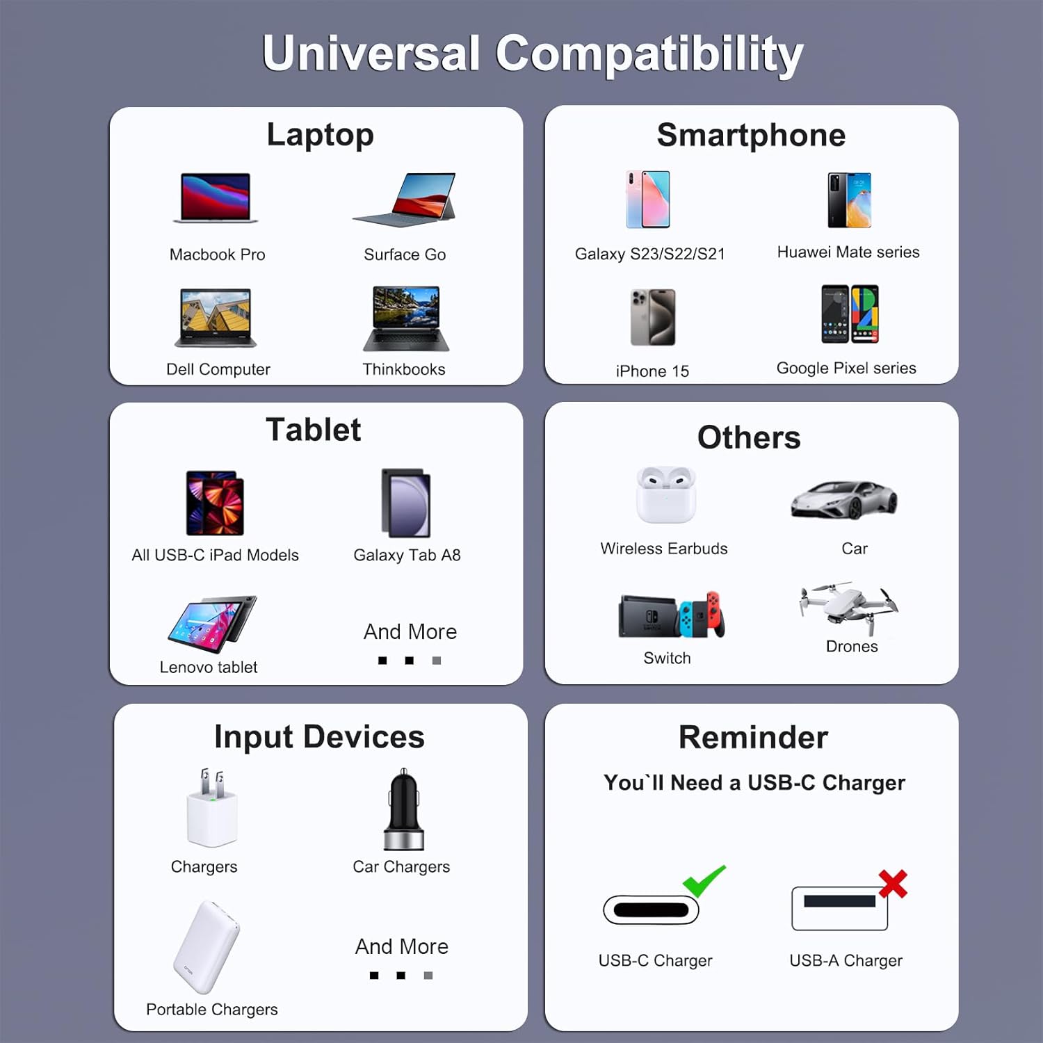 Thumbnail 6 de BENFEI New Silikon USB-C auf USB-C Kabel, 100W, 2 m – langlebig, kinkfrei und schnellladen