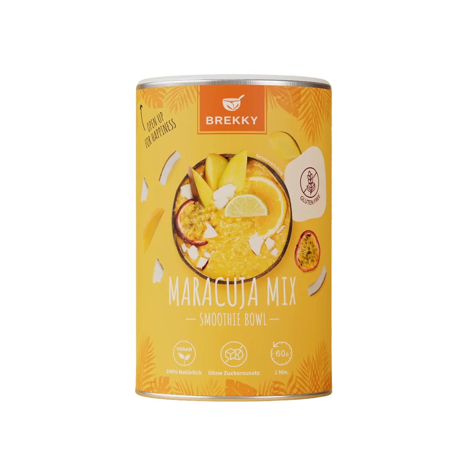 Detalle de BREKKY Maracuja Mix Smoothie Bowl vegan