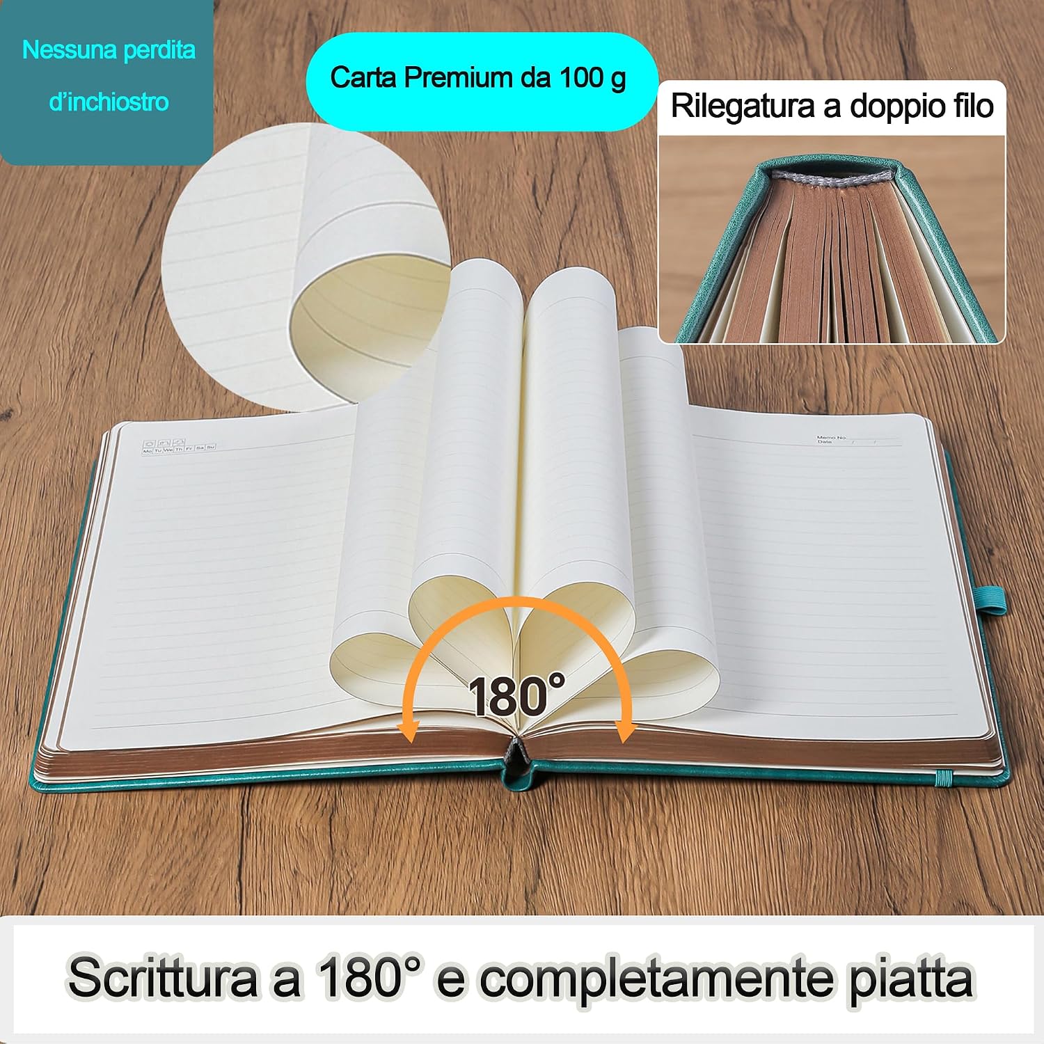 Thumbnail 4 de HwxBen Diario B5 con penna 360 pagine