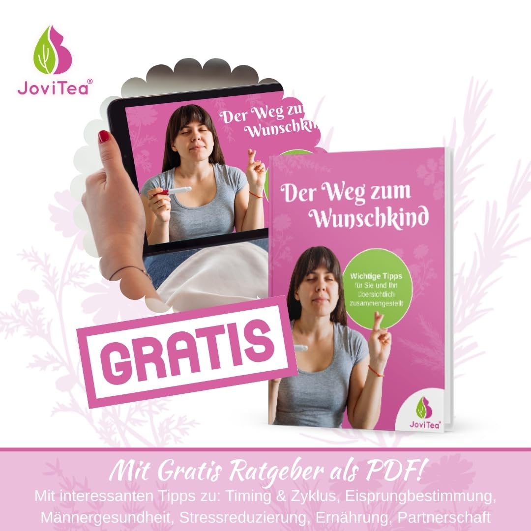 Detalle de JoviTea Babytraum Tee BIO Klapperstorch – Traditionelle Kräutermischung, 75 g