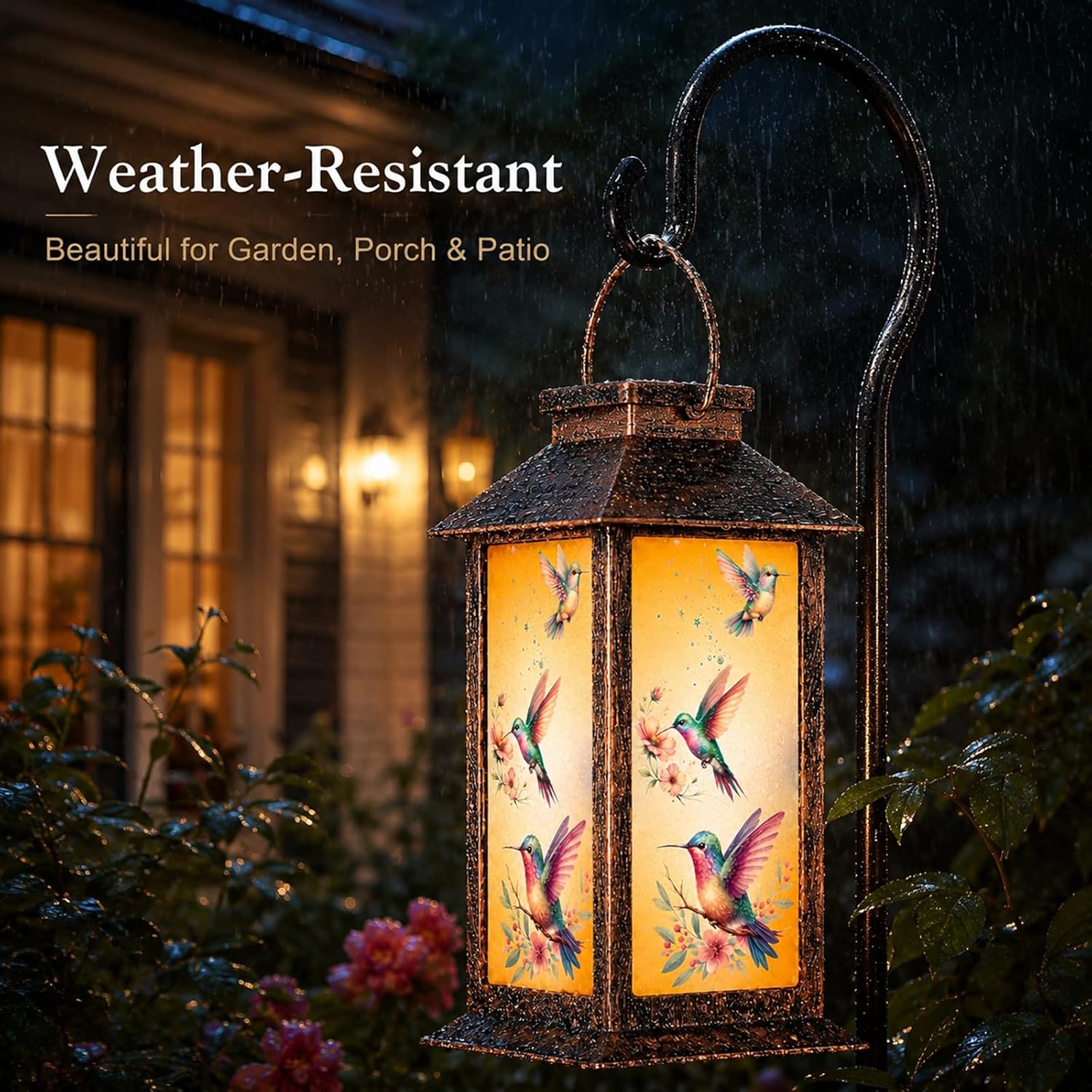 Detalle 2 de Pawatee Solar Hanging Lanterns 3 LED
