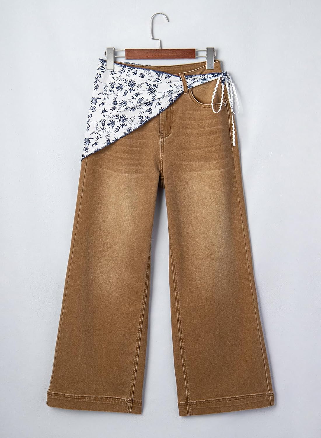 Detalle de Dokotoo High-Waisted Wide-Leg Jeans