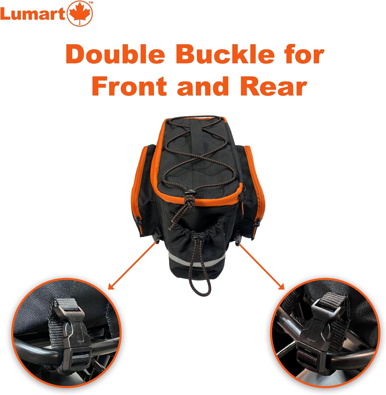 Detalle 2 de LUMART bike rack bag 15 L