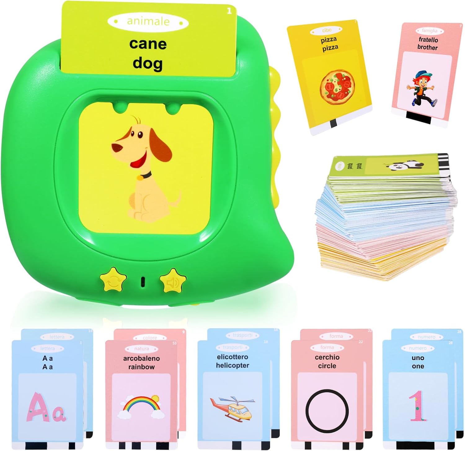 Cartes Flash parlantes italien 384 mots