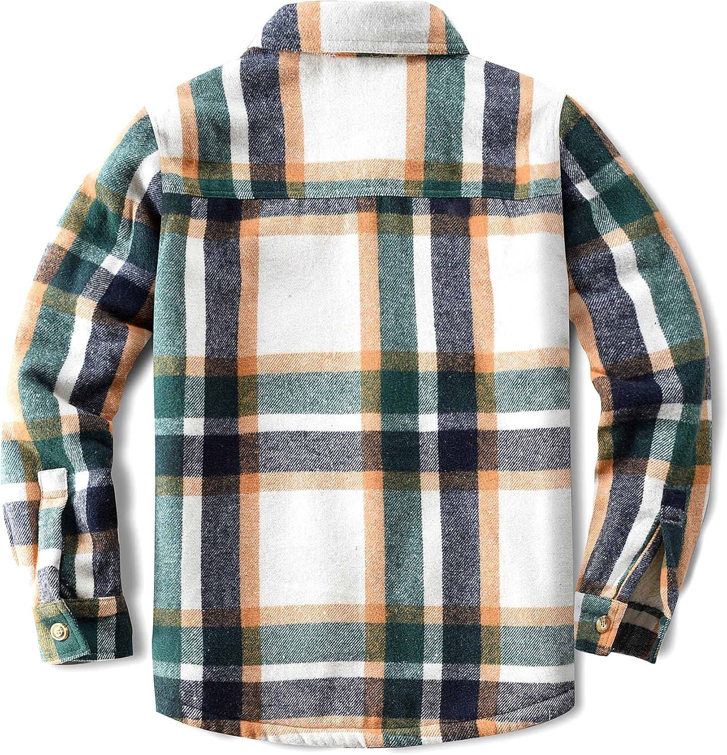 Detalle 1 de WINDFIT Men's Sherpa-Lined Plaid Flannel Shirt Jacket, Button-Down