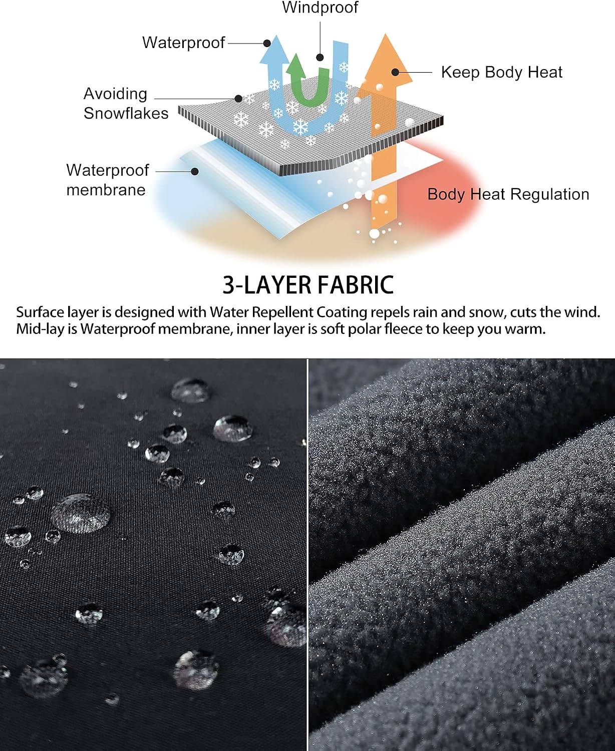 Thumbnail 3 de 33,000ft Softshellhose Herren 94% Polyester