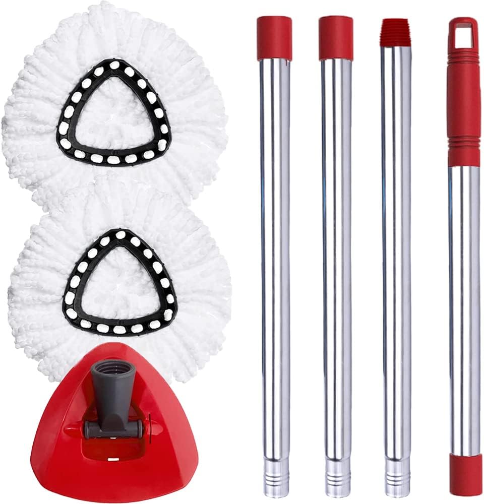ANREKEYH Spin Mop Head, 2 Refills ⚙