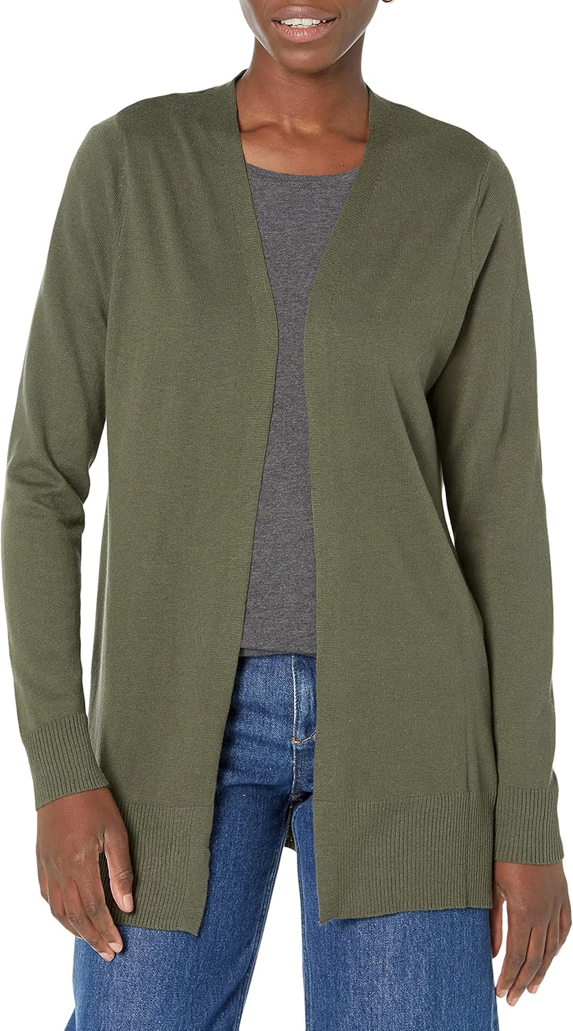 Thumbnail 6 de Amazon Essentials da Donna Cardigan leggero aperto davanti (taglie forti)